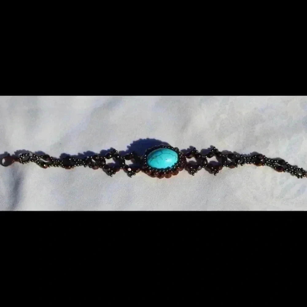 Hand Made Embroidered  bracelet